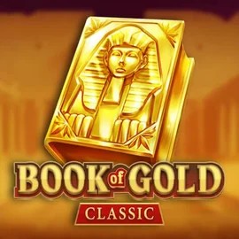 Book of Gold Classic by Playson, showcased at winplacescasino.com – game logo