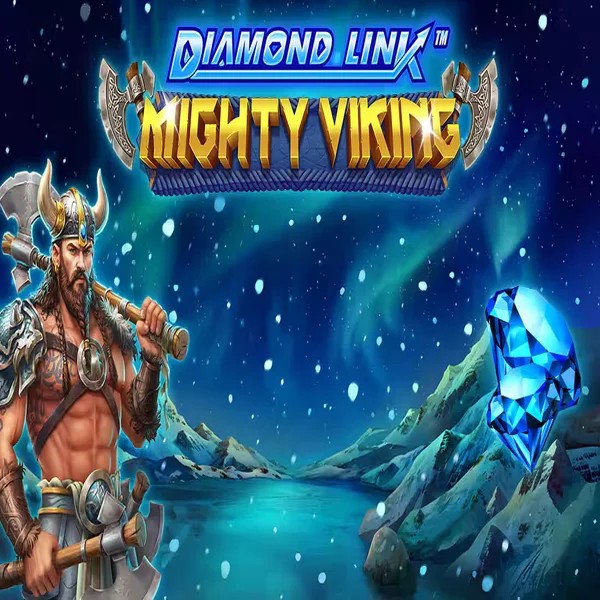 Diamond Link Mighty Viking slot logo by Greentube at Winplace Casino