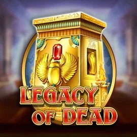 Official Slots logo: Legacy of Dead by Play'n GO at Winplace Casino